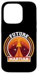 iPhone 14 Pro Mars Planet Future Martian Retro Vintage Oldschool Case