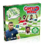 Winning Moves World Football Stars Guess Who? Board Game Green, Play with Messi, Neymar, Harry Kane, Salah, easy to set up, gift for ages 6 plus