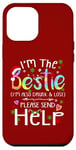 iPhone 12 Pro Max I'm the bestie I'm also drunk and lost Christmas Tie Dye Case