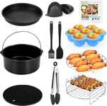 Air Fryer Accessories Set, Fit All of Brands 5.5 L, Pack of 12 Including Cake