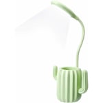 Fei Yu - Lampe de Bureau Enfant, vadiv Lampe de Bureau led Tactile Dimmable Lampe Chevet Lecture Chargeable Desk Lamp Sans Fil Porte-Stylo - Vert