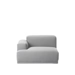 Muuto - Connect Modular Sofa, Left Armrest (A) - Remix 123 - Soffor - Anderssen & Voll - Grå