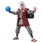 BANDAI Anime Heroes Naruto Action Figure Jiraiya Of The Sannin | 17cm Naruto Figure Jiraiya Figure With Extra Hands And Accessories | Naruto Shippuden Anime Figure Action Figures For Boys And Girls