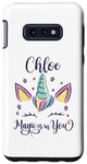 Galaxy S10e First Name Chloe Personalized I Love Chloe Case