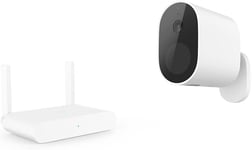 Caméra Surveillance extérieur sans Fil 1080P (Kit: Base + 1 caméra) Vision Nocturne; autonomie 3 Mois; WiFi 30 m; IP65; Stockage microSD; Détection Mouvement; MiHomeApp; GoogleHome Alexa MWC13