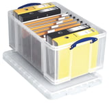 Really Useful Box 64 Litre Plastic Storage Box Clear