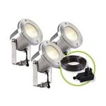 Catalpa set - spot - 12 v - 3 pcs - 190 lm - 3 w - 3000 k - Garden Lights