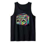 Boombox Old School 80s Music Hip Hop Tank Top