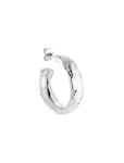 Big Bruised Heart Hoop Silver Jane Koenig