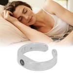 Prevent Snoring Ring Breath Aid Reusable Steel Adjustable Acupressu LSO