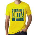 Homme Tee-Shirt Tout Droit Sorti De Newark - Straight Outta Newark - T-Shirt Graphique Éco-Responsable Vintage Cadeau Nouveauté