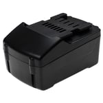 Battery for Metabo SSW 18 LT/LTX SSD 18 LT/LTX SSW 18 LT STA 18 LTX 6Ah 18V