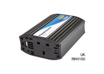 RING – PowerSource inverter 150W with 2.1A USB - Euro (REINVU150)