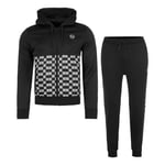 Sergio Tacchini Mosaico Hoody Survêtement Hommes - Noir , Blanc