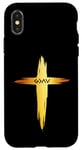 Coque pour iPhone X/XS Croix chrétienne « God is Faithful For All Seasons » pour homme et femme