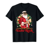 Santa Beer Jingle Bell Yacht Rock Christmas Retro Vintage T-Shirt