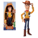 Woody interaktivt pratande actionfigur, 15 tum, med över 10 engelska fraser, interagerar med andra figurer, avtagbar hatt