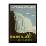 Nacnic Affiche Vintage de Chutes du Niagara. Feuilles pour décorer Les intérieurs avec des Images publicitaires Anciennes. Cadre de décoration rétro. Format A3 sans Cadre