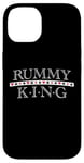 Coque pour iPhone 14 Lecteur de cartes Rummy King Gin Rummy Graphic