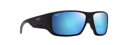 Maui Jim Keha Matte Black/Blue Hawaii Solbriller