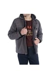 Carhartt Veste de Travail en Toile Lourde Délavée avec Doublure Sherpa Coupe Décontractée Homme, Gris (Gravel), XL