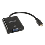 Akasa Compatible Micro Hdmi Zu Vga Konverter Adapter