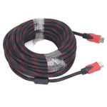 HD Multimedia Interface Cable 49ft Length TVs Computer Projector HD Cord Red Hot