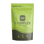 Vitamin B Complex 180 Tablets Vegan B1, B2, B3, B5, B6, B12, Biotin Folic