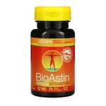 Nutrex BioAstin Vegan Hawaiian Astaxanthin - 75 x 12mg Softgels