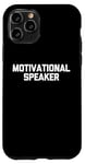 Coque pour iPhone 11 Pro Enceinte motivante – Déclaration amusante sarcastique fantaisie cool