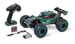 Carson 500404254 1:10 XS Offroad Fighter Cage 100% RTR Turquoise - Voiture télécommandée, Buggy RC, avec Piles et radiocommande, Buggy Tout-Terrain