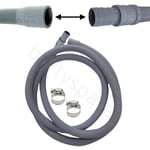 for BEKO Washing Machine Waste Drain Hose Pipe Extension Connection Kit 2.5m