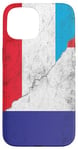 Coque pour iPhone 15 Drapeaux France & Luxembourg - Luxembourgeois français