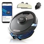 Shark RV2620WD AI Ultra Robot Vacuum and Mop with Matrix Clean Navigation, CleanEdge Technology, Perfect for Pet Hair, Carpets, Hard Floors, Compatible with Alexa, Black/Mocha