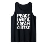 Cream Cheese I Love Cream Cheese Funny Food Tank Top