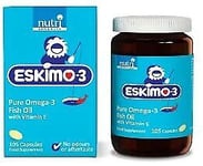 NEW Eskimo 3 105 Caps Eskimo Is A Pure And Stable Omega 3 Fish Oil Pro UK Selle
