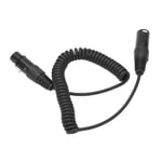 Headset Extension Spring Cable Coiled Cord 5Pin XLR Connector For Airbus Avi XD