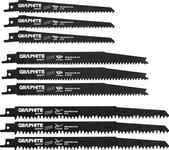 Graphite Graphite Reciprocating Saw Blades (Reciprocating Saw Blades, Hcs, Set Of 3)