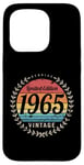 Coque pour iPhone 15 Pro Véritable design d'anniversaire vintage en édition limitée 1965