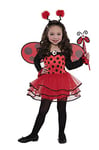 Christy de filles Ballerine Costume de coccinelle - 4 - 6 ans - version anglaise, Multicore