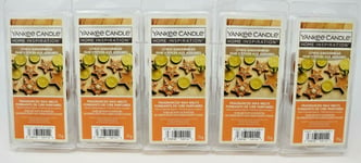 5 X PACKS of Yankee Candle Home Inspiration Citrus Gingerbread Wax Melts 75g
