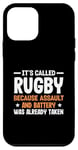 Coque pour iPhone 12 mini C'est appelé rugby parce que la batterie d'assaut était déjà