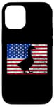 Coque pour iPhone 12/12 Pro Goose Vintage Farm Animal Patriotic Farmer