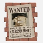 Plastoy - Tirelire One Piece : Affiche Wanted Zoro