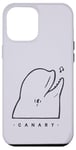 iPhone 13 Pro Max The canary of the sea. Minimalist, line art of a happy whale Case