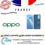 Original Vitre Arrière Cache Batterie Bleu Pour Oppo A16s