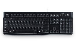 Logitech Keyboard K120 for Business clavier USB QWERTY Italien Noir