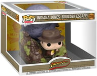 Indiana Jones Pack 2 Pop Moment! Vinyl Figurines Boulder Scn 9 Cm