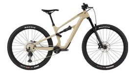 Vtt tout suspendu cannondale habit carbon 2 shimano slx xt 12v 29   beige