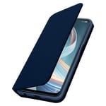 Housse Oppo Reno 4 Z 5G Étui Folio Portefeuille Fonction Support Bleu